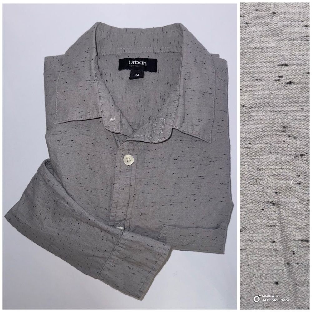 Urban pipeline size medium Gray Button-Up Shirt